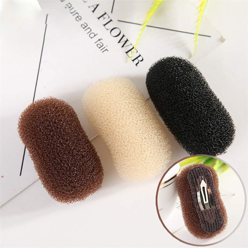 GSHLLO Volume Hair Base Inserts Bump It Up Hair Pads Hair Styling Clip, 2 Count, Beige - Image 2